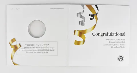 OGP 2021 American Silver Eagle Congratulations Set - NO COIN