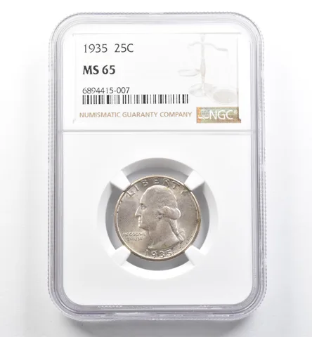 1935 Washington Quarter MS65 NGC *9991
