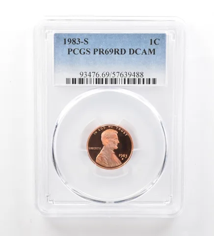 1983-S Lincoln Memorial Cent PR69 RD DCAM PCGS Beautiful Tone *2005