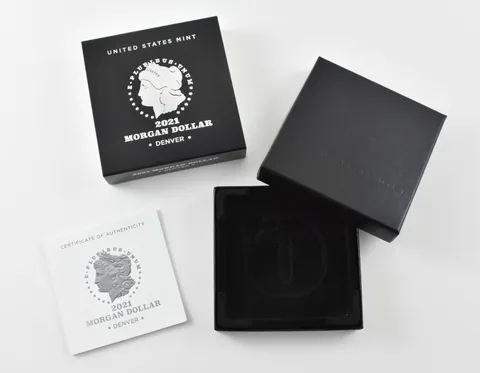 OGP 2021-D Morgan Silver Dollar - Denver BOX & COA - NO COIN
