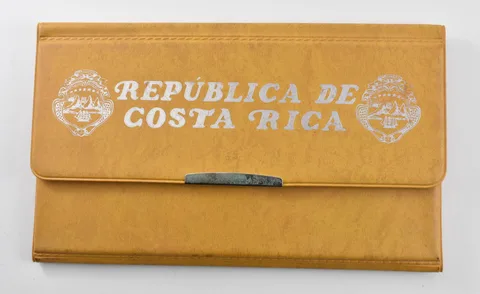 1969 Costa Rica 5 Coin Silver Proof Set 25/20/10/5/2 Colones OGP *4661