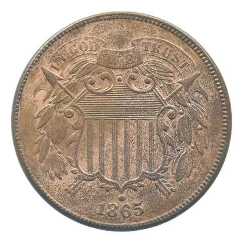 1865 Shield 2 Cents Fancy 5 *6428