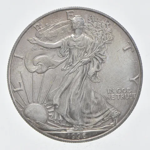Rarest 1996 American Silver Eagle - Key Date - Rare LOW MINTAGE *362