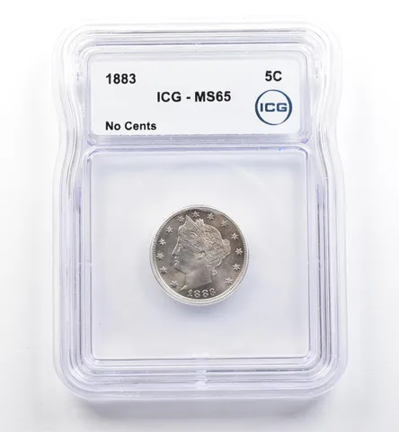 1883 Liberty V Nickel No Cents MS65 ICG *0137
