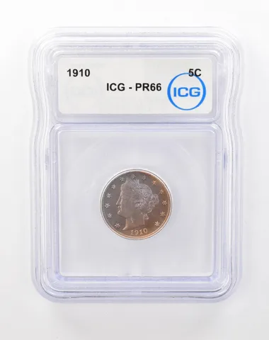 1910 Liberty V Nickel PR66 ICG Beautiful Tone *0160