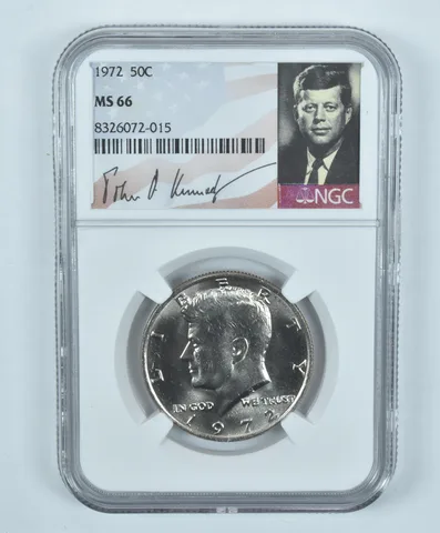 1972 Kennedy Half Dollar MS66 NGC Special Label
