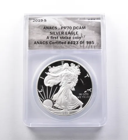 PR70 DCAM 2019-S American Silver Eagle FS ANACS *3020