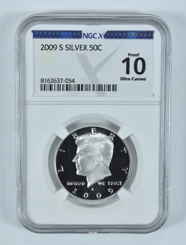 2009-S Kennedy Half Dollar Silver Proof 10 UCAM NGC X NGCX
