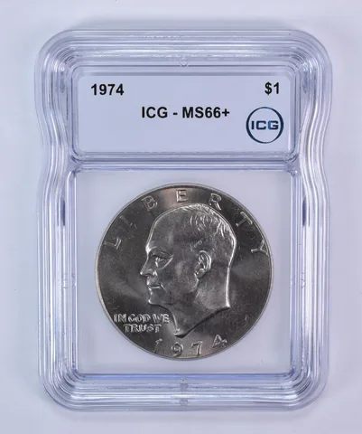 1974 Eisenhower $1 MS66+ ICG