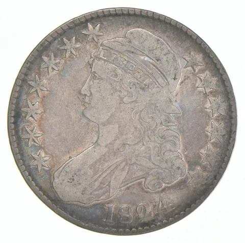 1824 Capped Bust Half Dollar *6073