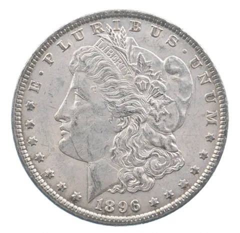 Better 1896 Morgan Silver Dollar - 90% US Coin - Nice Coin *349