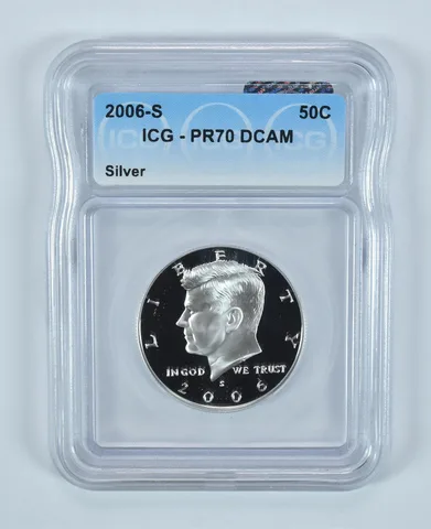 2006-S Kennedy Half Dollar Silver PR70 DCAM ICG