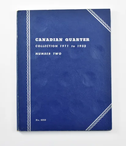 Canadian Quarter Collection No 2 1911-1952 Whitman Album - NO Coins *3431