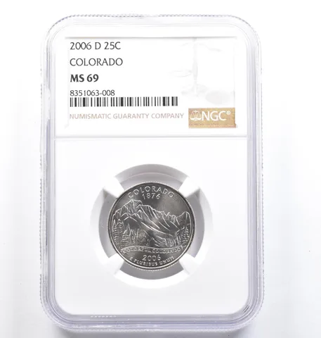 2006-D Washington State Quarter Colorado MS69 NGC a0837