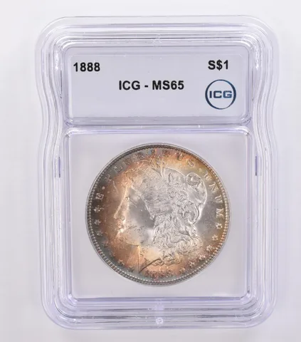 1888 Morgan Silver Dollar MS65 ICG Beautiful Tone *8692