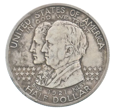 1921 Alabama Commemorative Half Dollar Beautiful Tone *9121