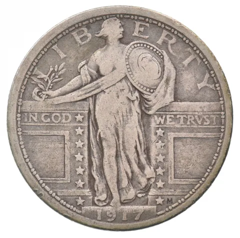 1917 Standing Liberty Quarter a7197