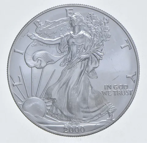 Better Date 2000 American Silver Eagle 1 Troy Oz .999 Fine Silver *369