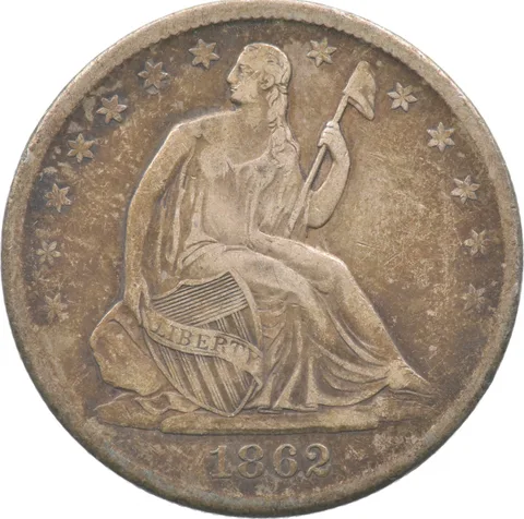 1862-S Seated Liberty Half Dollar *4702