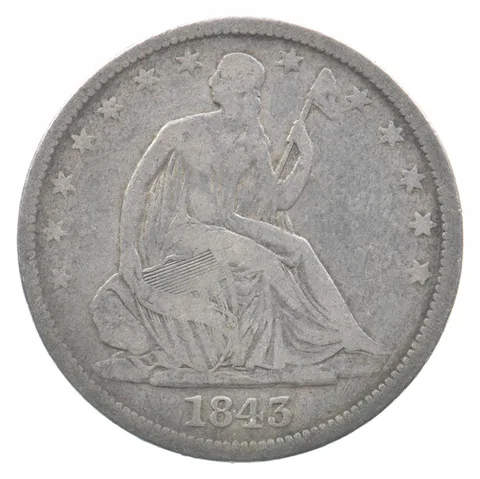 1843-O Seated Liberty Half Dollar *7555