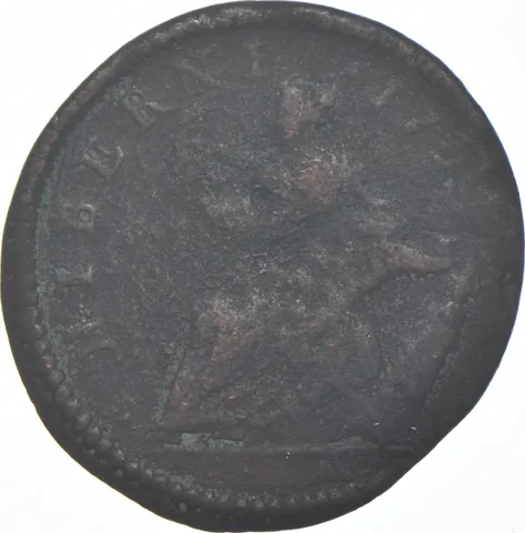 1723 Ireland 1/2 Penny *7880