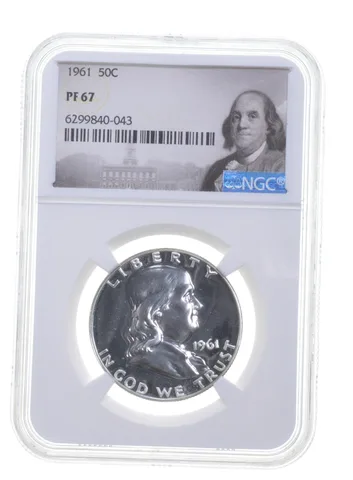 1961 Franklin Half Dollar PF67 NGC Special Label