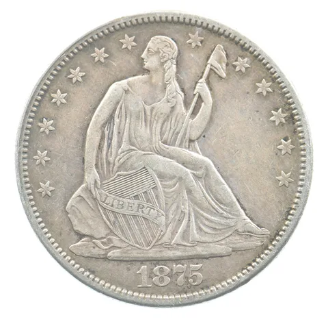 1875-S Seated Liberty Half Dollar *3509