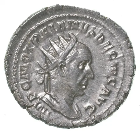 250 AD Ancient Roman Antoninianus - Abundantia - Trajan Decius a5001
