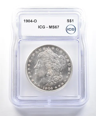 1904-O Morgan Silver Dollar MS67 ICG a9009
