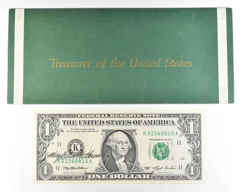 1993 $1 Dallas TX FRN Green Seal Courtesy Signature *0932