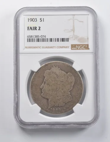 FAIR 2 1903 Morgan Silver Dollar NGC a6918