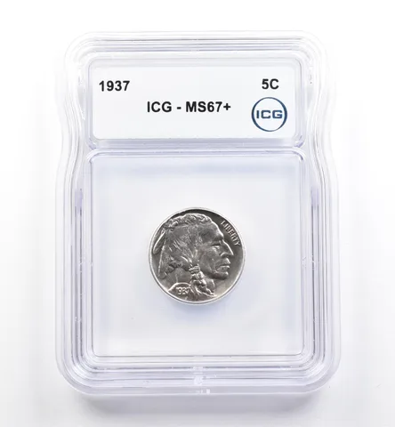 1937 Indian Head Buffalo Nickel MS67+ ICG *9957