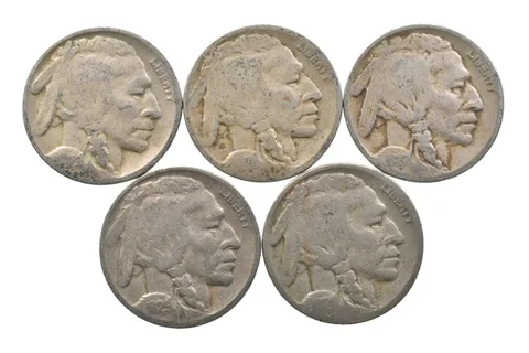 BETTER Lot 1929-D 1928-D 1927-S 1929-D 1928-S Buffalo Nickel Collection *131