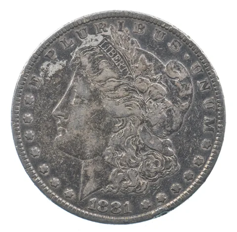 Early - 1881 Morgan Silver Dollar - 90% US Coin *947