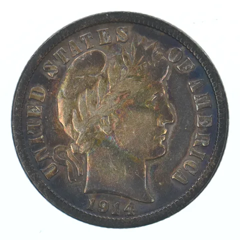 1914 Barber Dime Beautiful Tone *9530
