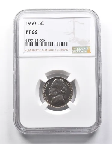 PF66 1950 Jefferson Nickel NGC *9999