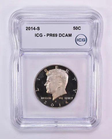 2014-S Kennedy Half Dollar PR69 DCAM ICG
