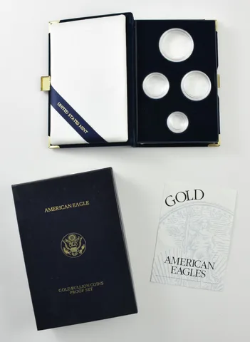 OGP 1997 Gold Eagle Proof Set 4-Coin BOX & COA - NO COINS