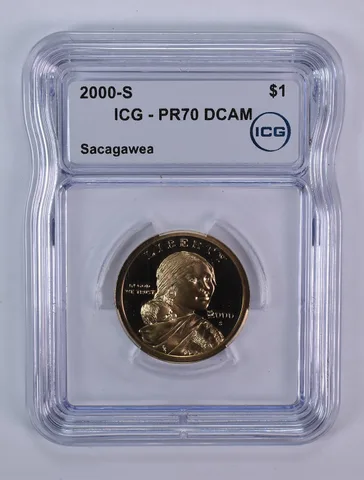 2000-S Sacagawea $1 PR70 DCAM ICG