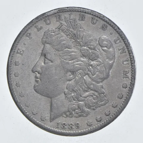 Early - 1889 Morgan Silver Dollar - 90% US Coin *119