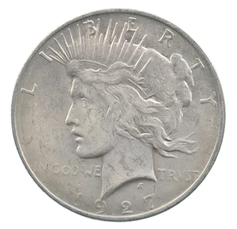 1927-D Peace Silver Dollar *4377