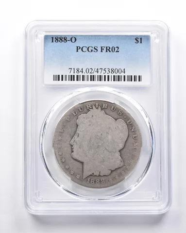 FR02 1888-O Morgan Silver Dollar PCGS Low Ball *6963