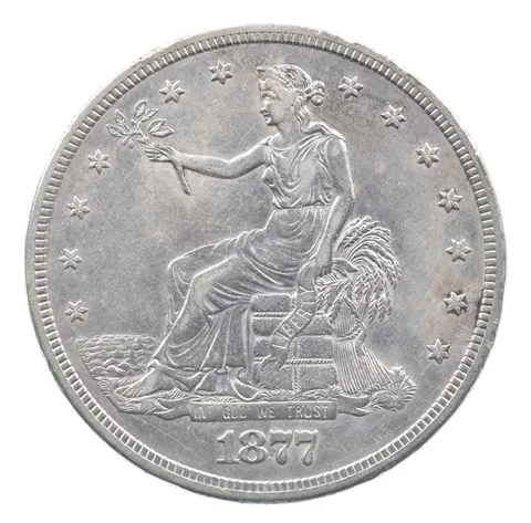 1877-S Seated Liberty Trade Dollar a2505