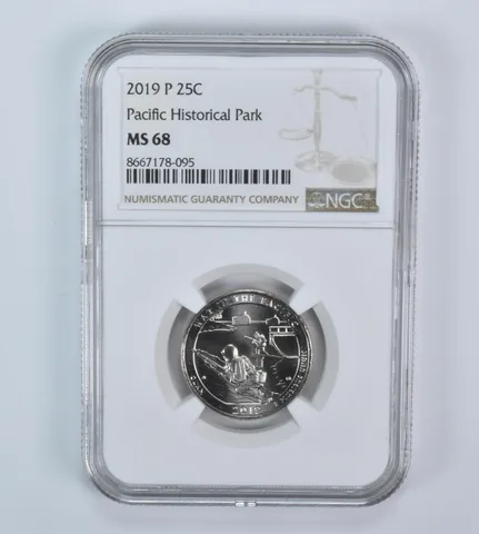 2019-P Washington Quarter ATB Pacific Historical Park MS68 NGC
