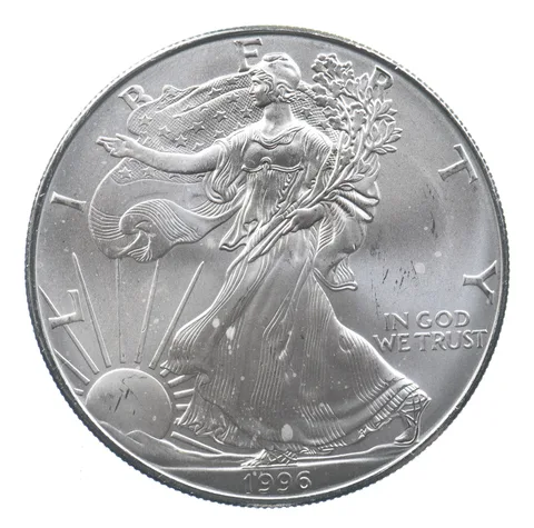Better Date 1996 American Silver Eagle 1 Troy Oz .999 Fine Silver *645