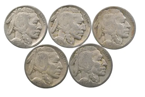 BETTER Lot 1929-S 1929-D Worn Date 1929-S 1929-D Buffalo Nickel Collection *161