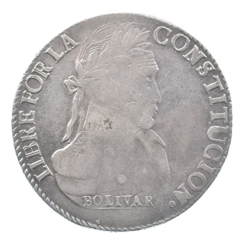 1836 Bolivia 8 Soles *9178
