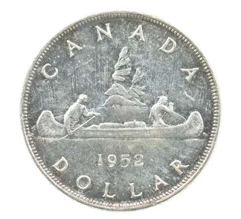 1952 Canada 1 Dollar Voyageurs *7692