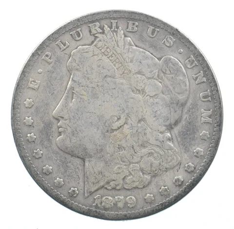 Early - 1879-S Morgan Silver Dollar - 90% US Coin *631