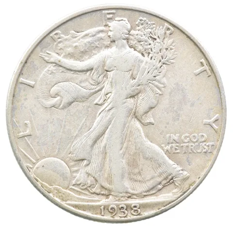 1938-D Walking Liberty Half Dollar a6746